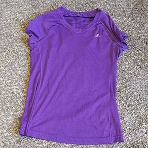 Purple Adidas athletic shirt